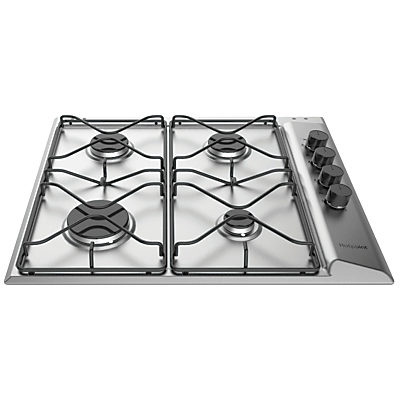 Hotpoint PAN642IXH Gas Hob, Silver Hotpoint PAN642IXH Gas Hob, Silver